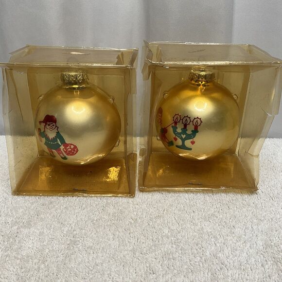 Christmas Ornament Vintage Austria Made for Bronner Elf with Tree and Candle - Picture 13 of 13